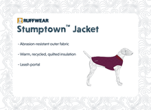 Load image into Gallery viewer, Ruffwear STUMPTOWN Quilted Dog Coat - Larkspur Purple
