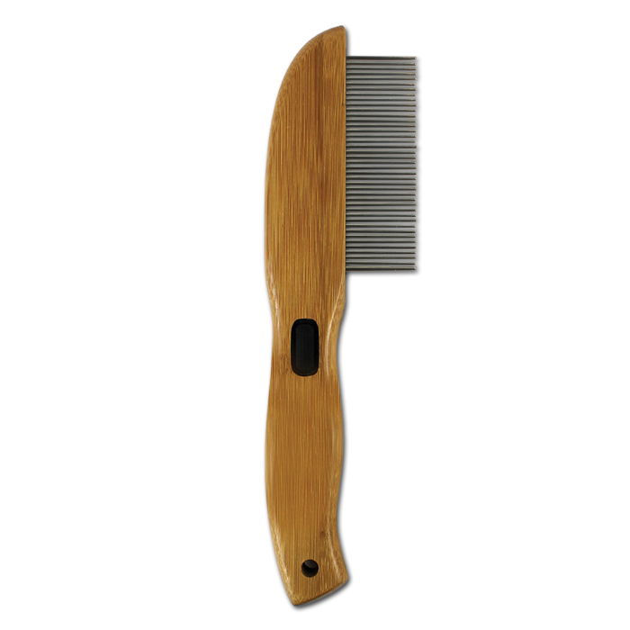 Bamboo Groom Rotating Pin Comb - Long pins