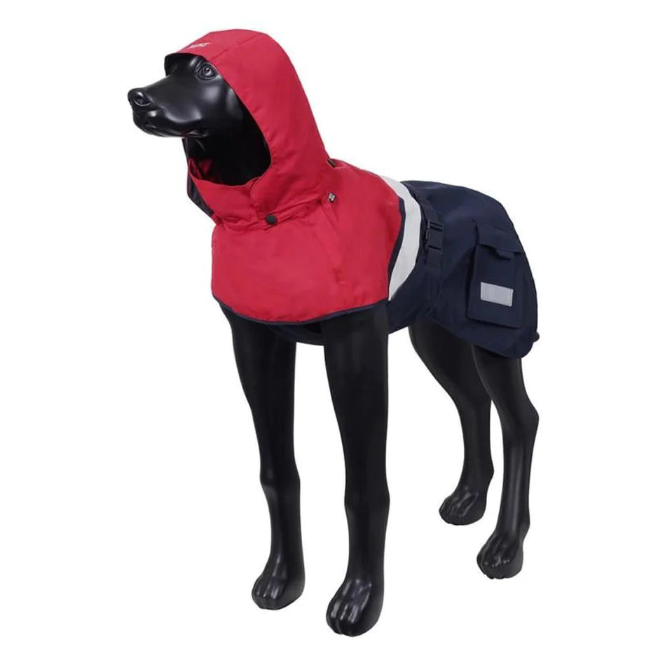 Rukka Pets Wavy Raincoat - Chili