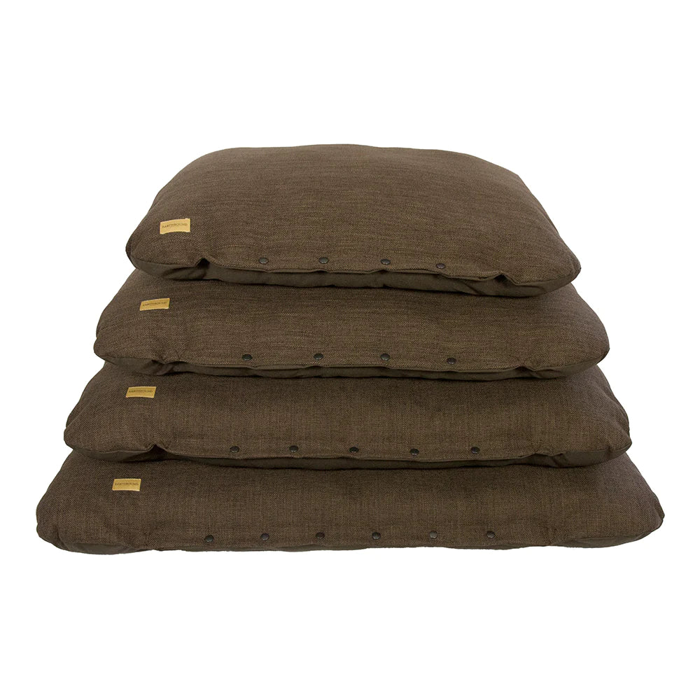 Tweed Cushion Bed - Brown
