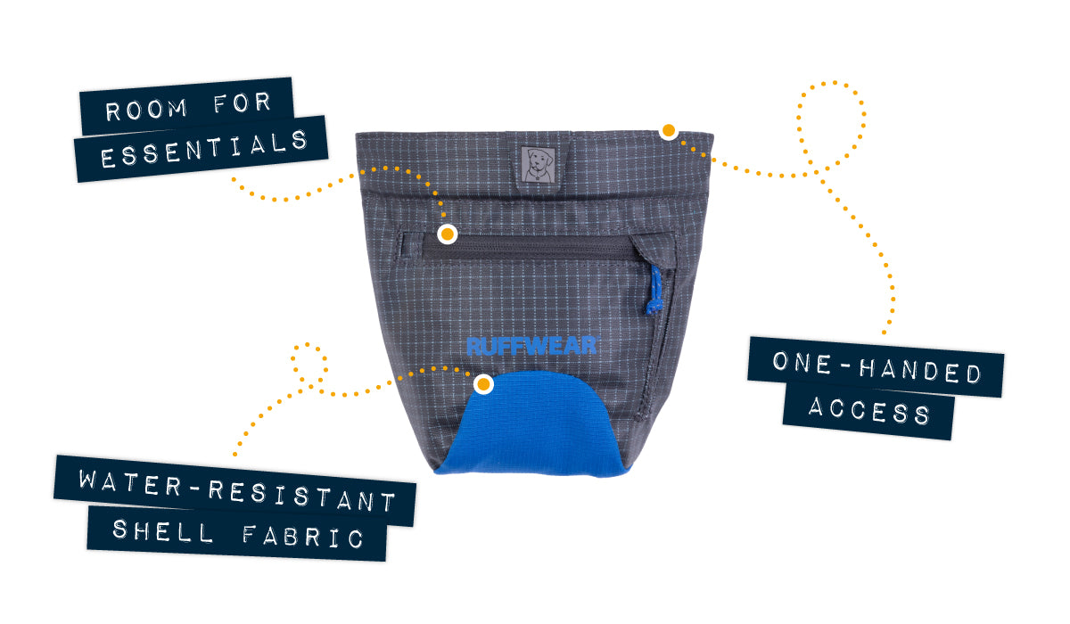 Ruffwear Treat Trader Dog Treat Pouch, Waist-Worn Dog Treat Bag