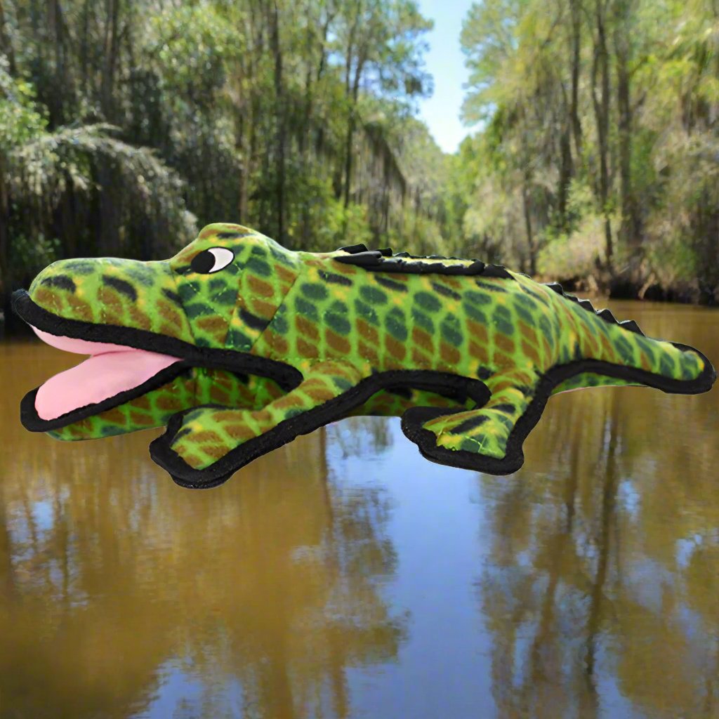 Alligator - Durable, Tough, Squeaky Dog Toy | Tuffy