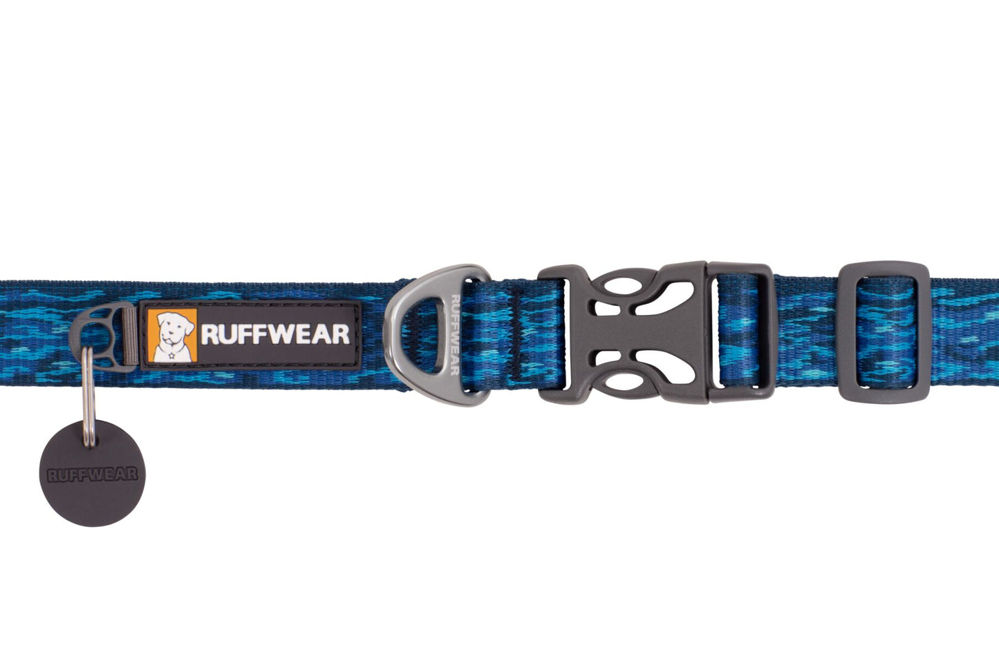 Ruffwear Flat Out Collar - Oceanic Distortion  | SALE TWO LEFT IN LARGE
