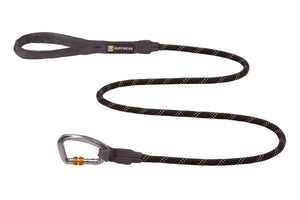 Knot-A-Leash rope lead with carabiner - Obsidian Black