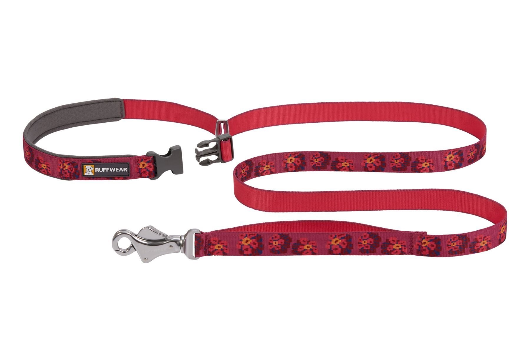 Ruffwear Flat Out lead Alpenglow Burst Be More Bob