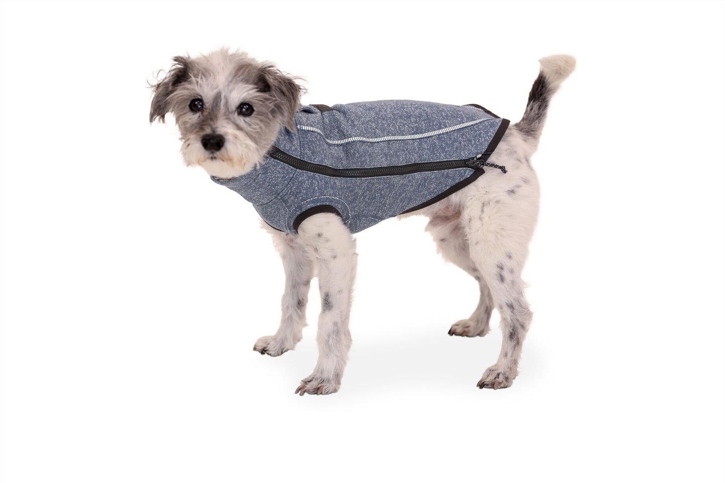 Ruffwear Hemp Hound Dog Sweater Fired Brick & Slate Blue