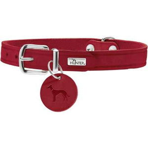 Aalborg Leather Collar - Hunter - Various colours