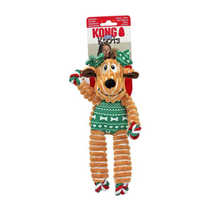 Kong Holiday Floppy Knots Reindeer S/M