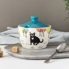 Handmade Ceramic Dog Sugar Bowl