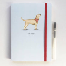Load image into Gallery viewer, Lab notes notebook - golden lab