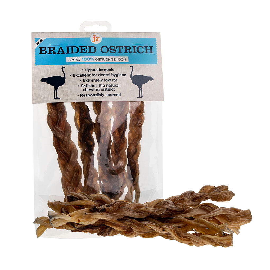 Long Lasting Braided Ostrich Tendon - JR Pet