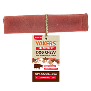 Yakers Dog Chew - Strawberry